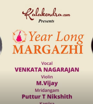 YearLongMargazhi – Venkata Nagarajan – Carnatic Concert
