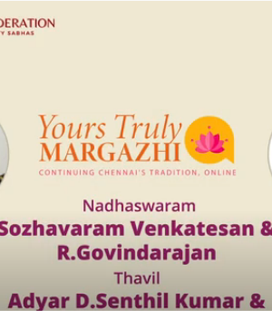 YTM – SOZHAVARAM VENKATESAN Carnatic Concert