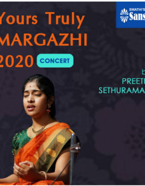 YTMargazhi 2020 Concert by Preethi Sethuraman